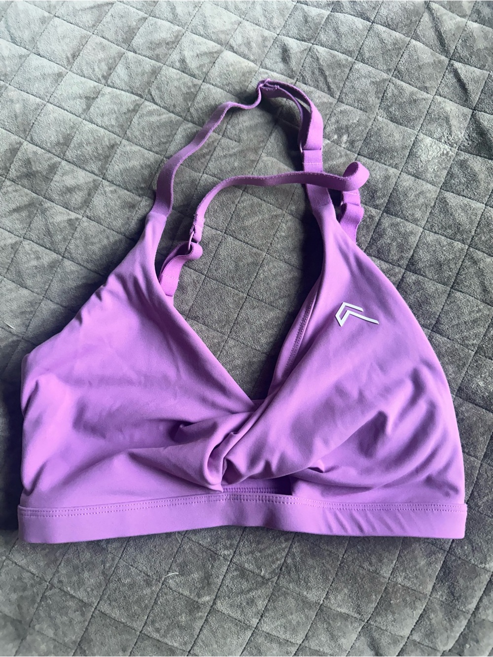 Oner Active Lavender Cross-Front Sports Bralette